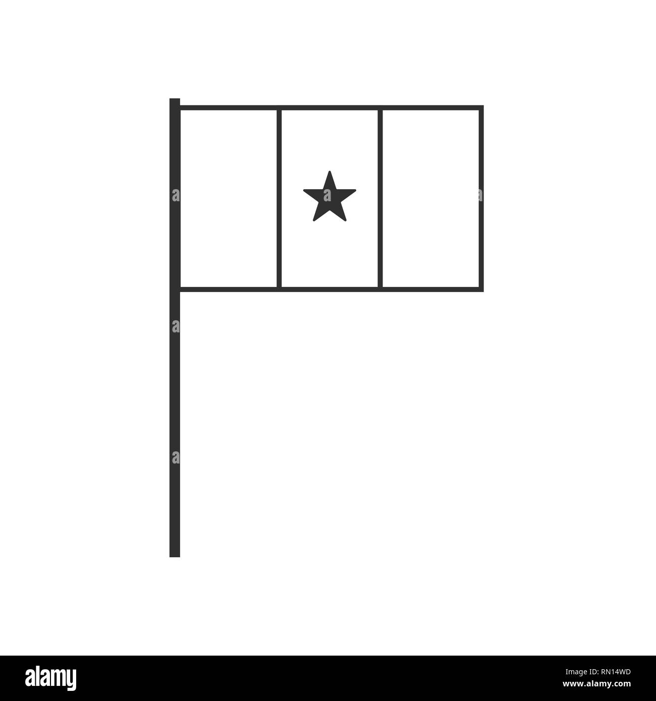 White senegal flag Stock Vector Images - Alamy
