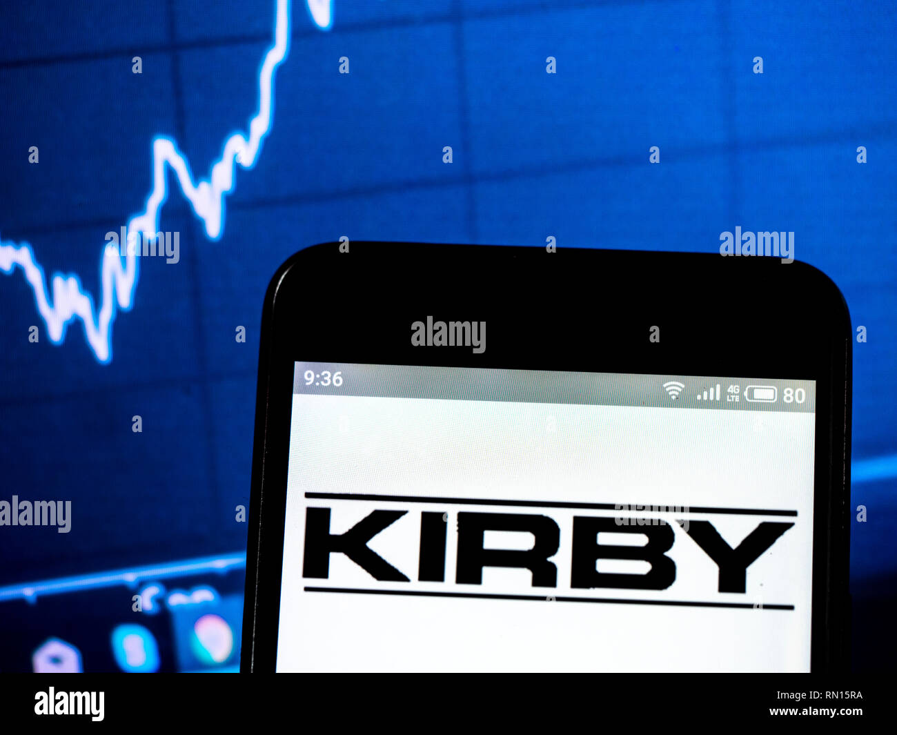 Kirby Company logo seen displayed on smart phone Stock Photo Alamy