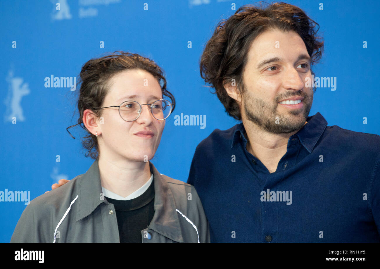 Composer Mica Levi Director, Screenwriter, Producer Alejandro Landes at the photocall for the film Monos at the 69th International Film Stock - Alamy