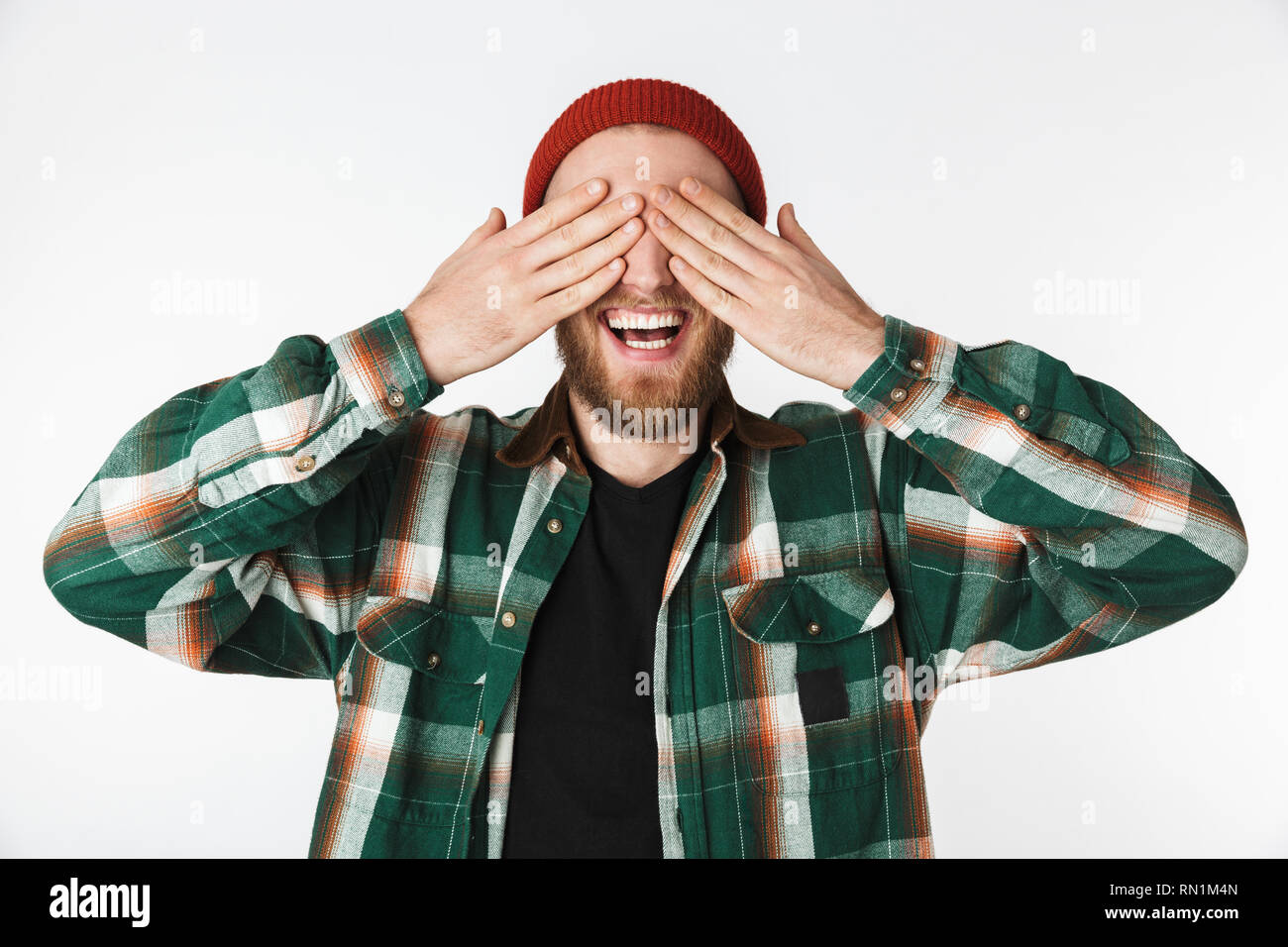 Man with hat covering face hi-res stock photography and images - Alamy