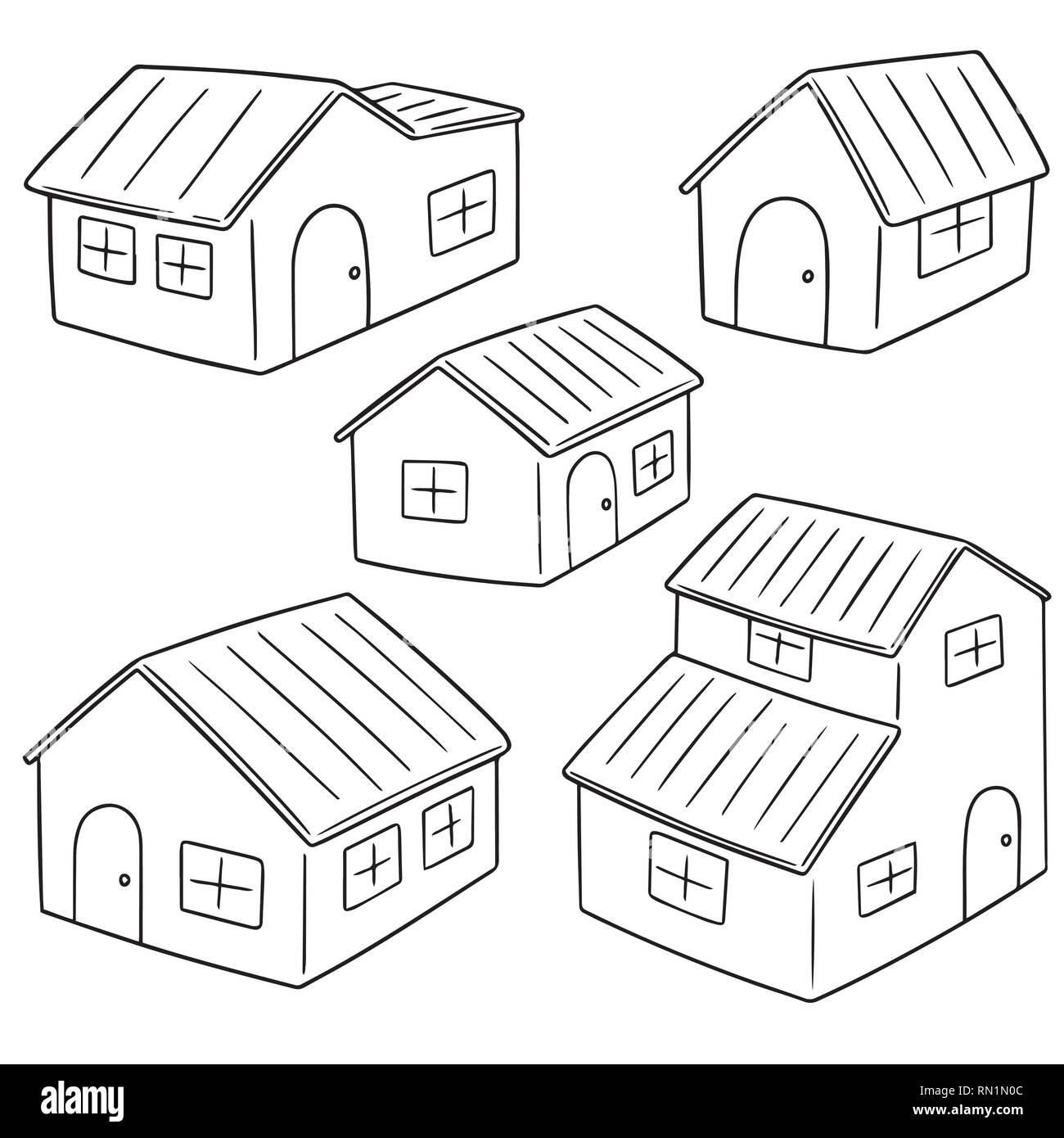 vector set of building Stock Vector Image & Art - Alamy