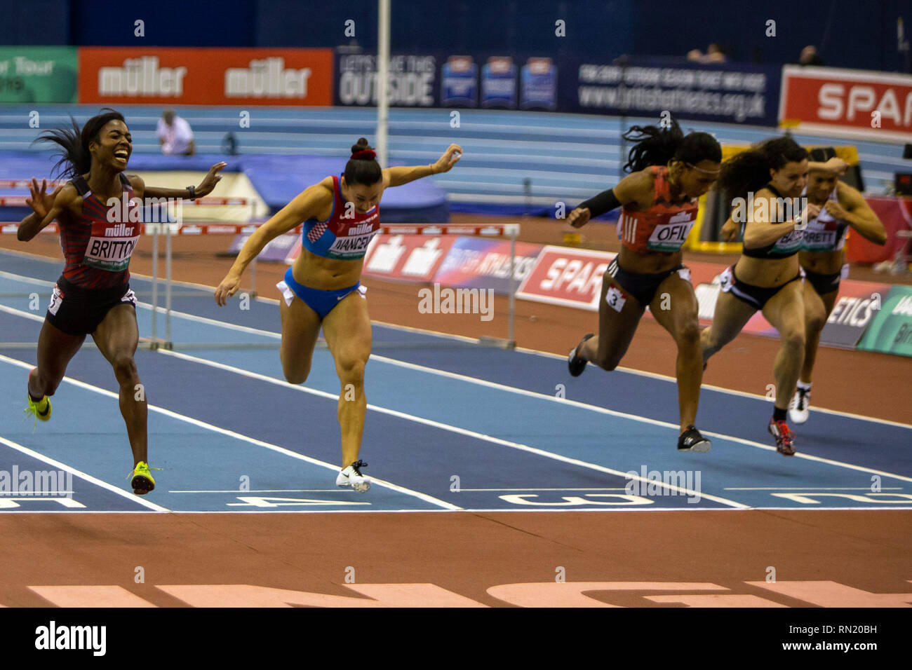 Arena Birmingham, Birmingham, UK. 16th Feb, 2019. Muller Indoor Grand