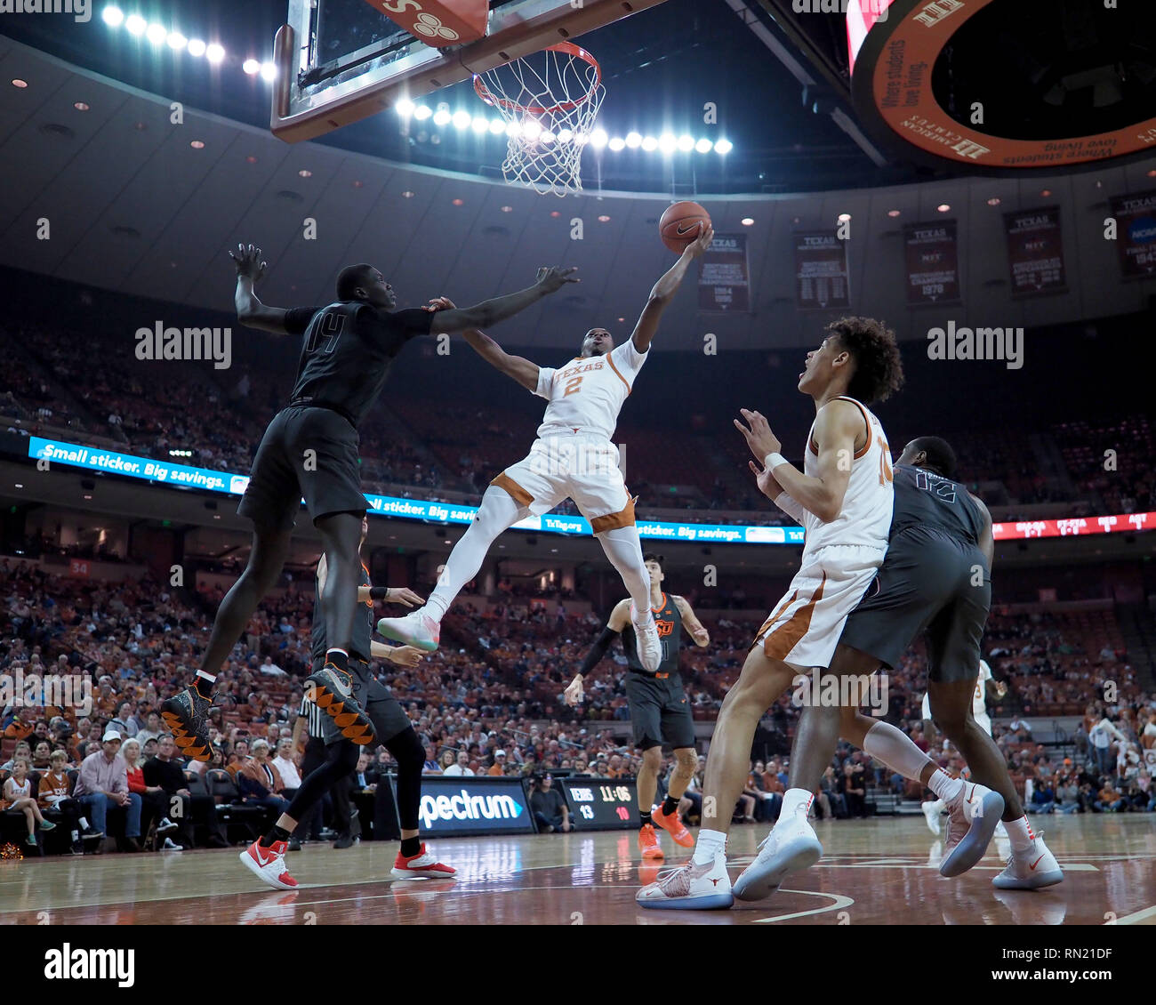 Feb 16, 2019. Matt Coleman III #2 of the Texas Longhorns in action vs ...