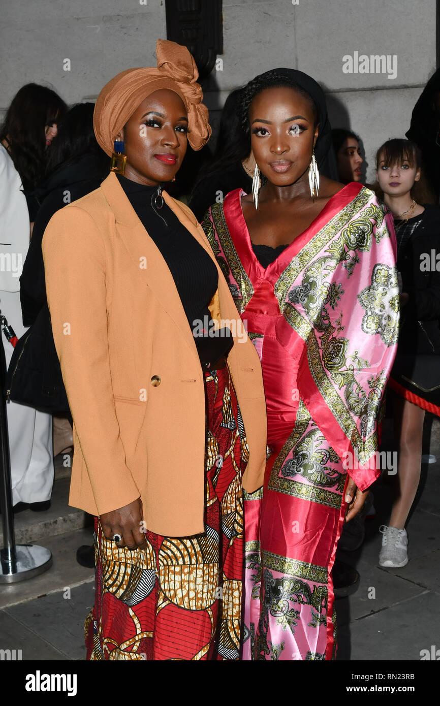 London, UK. 16th Feb 2019. Fashionist attend Indonesian Fashion Showcase - Jera at Fashion Scout London Fashion Week AW19 on 16 Feb 2019, at Freemasons' Hall, London, UK. Credit: Picture Capital/Alamy Live News Stock Photo
