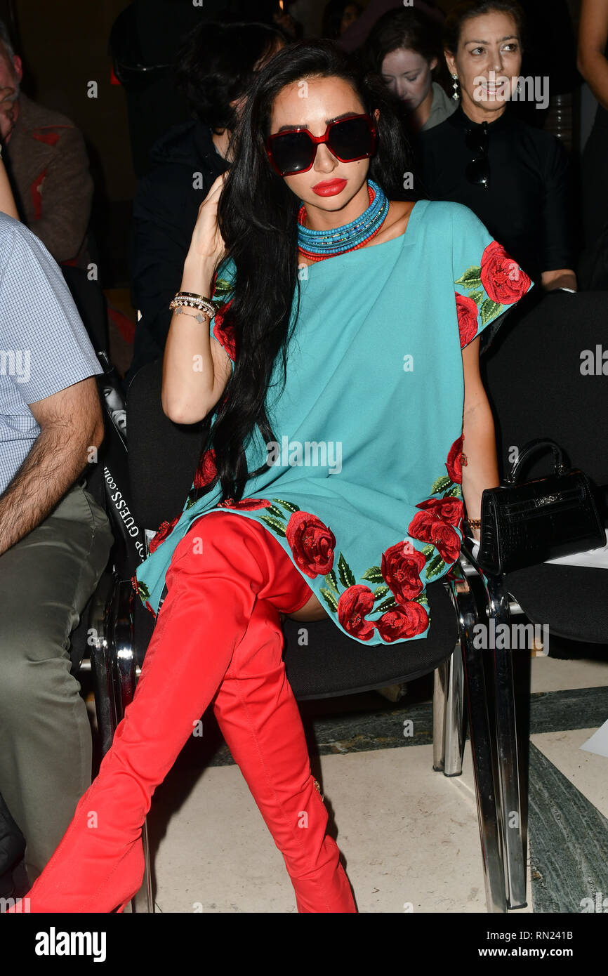 London, UK. 16th Feb 2019. Natasha Grano attend the Indonesian Fashion