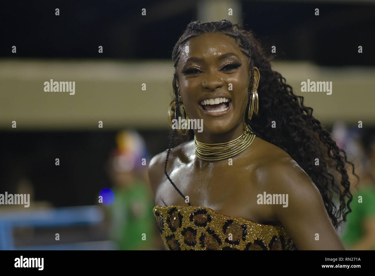 Technical Rehearsal Of The Unidos De Bangu Samba School In Rio De Janeiro Brazil Stock Photo - Download Image Now - iStock