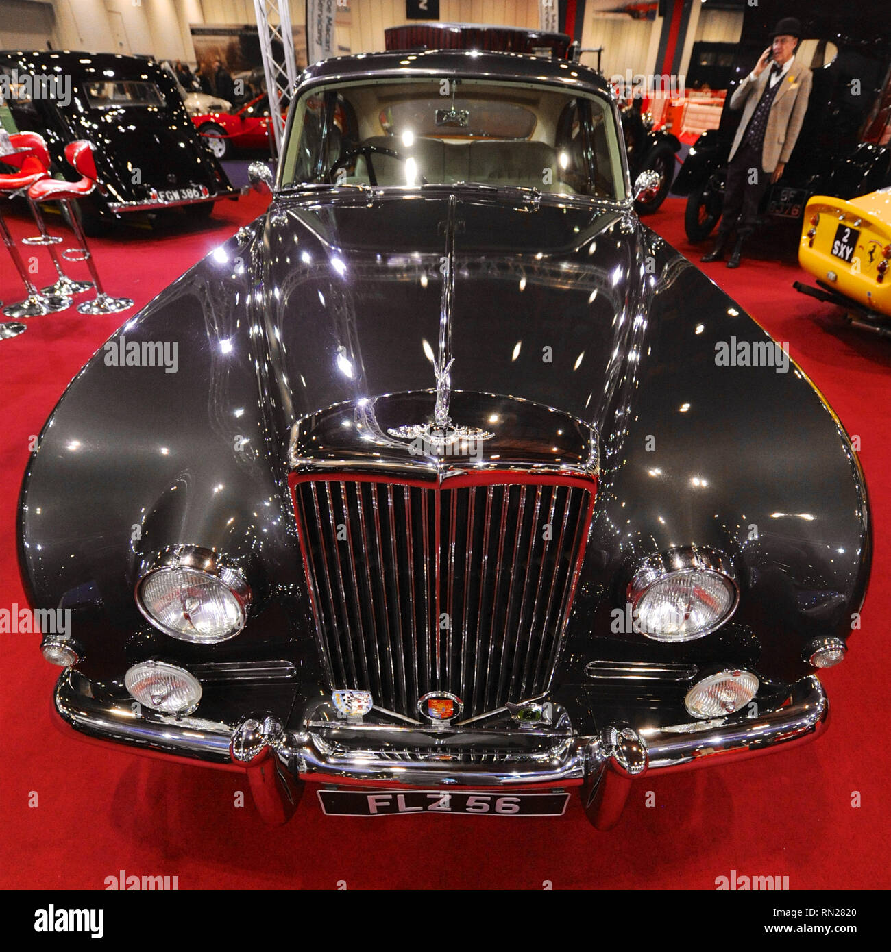 London, UK. 16th Feb 2019. A 1956 Bentley S1 Continental Fastback on display at the London Classic Car Show which is taking place at ExCel London, United Kingdom.   Credit: Michael Preston/Alamy Live News Stock Photo