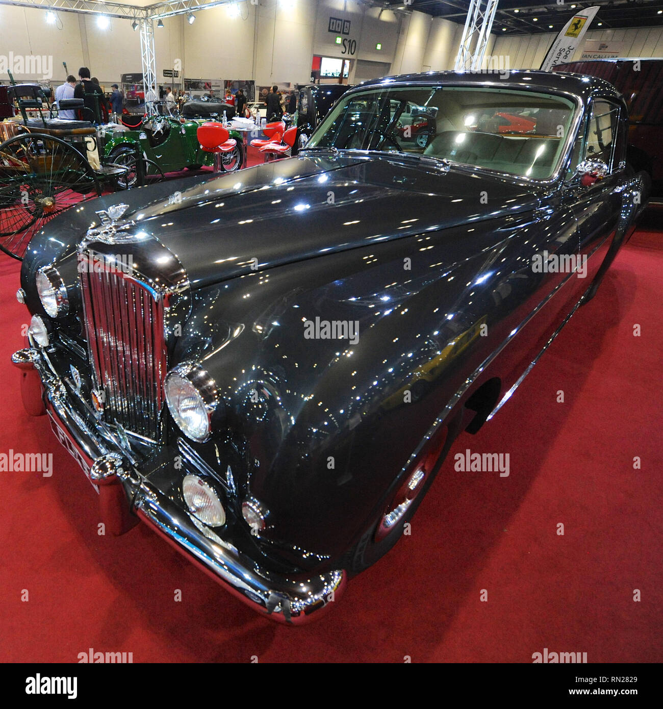 London, UK. 16th Feb 2019. A 1956 Bentley S1 Continental Fastback on display at the London Classic Car Show which is taking place at ExCel London, United Kingdom.   Credit: Michael Preston/Alamy Live News Stock Photo