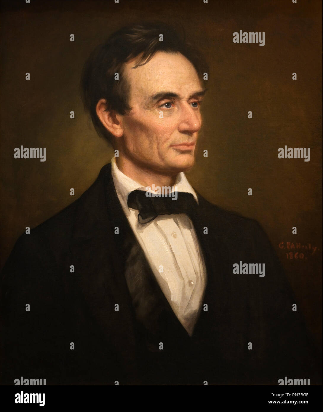Abraham Lincoln portrait Stock Photo