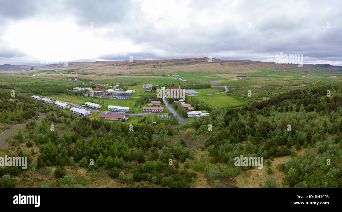 Reykholt, IcelandJune10, 2018 Reykholt was the home of