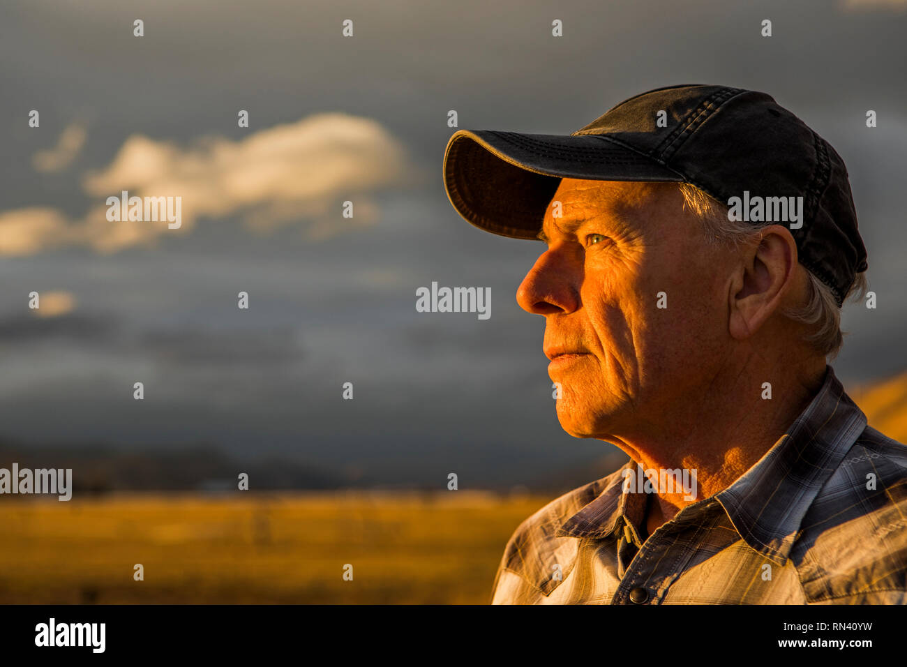 Man with baseball cap hi-res stock photography and images - Alamy
