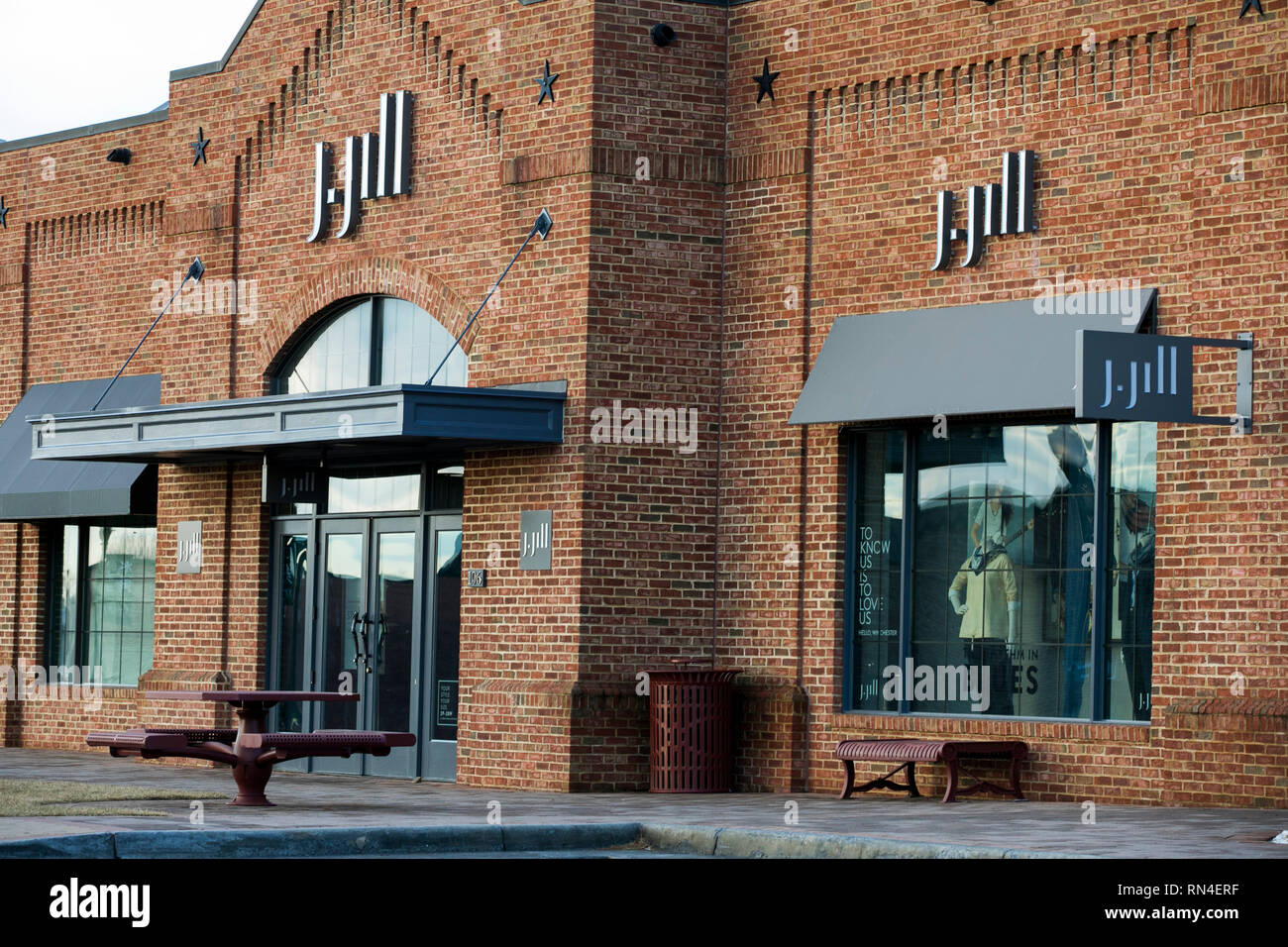 A logo sign outside of a J.Jill retail store location in Winchester,  Virginia on February 13, 2019 Stock Photo - Alamy