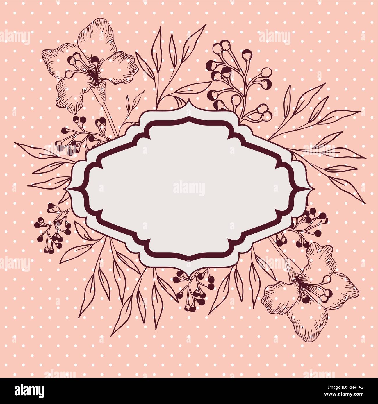 lily flowers decorative victorian frame Stock Vector Image & Art - Alamy
