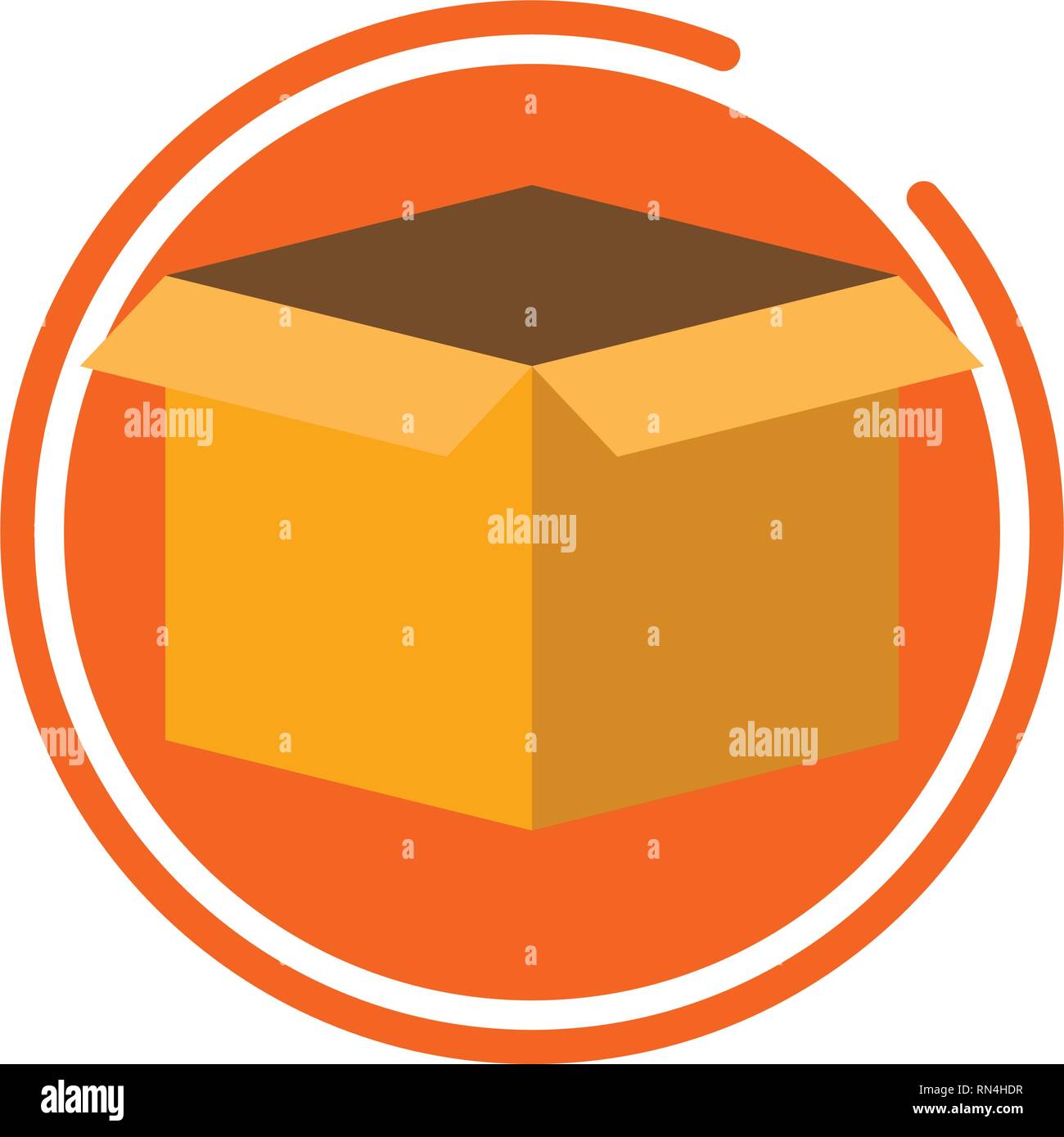 cardboard box storage Stock Vector Image & Art Alamy