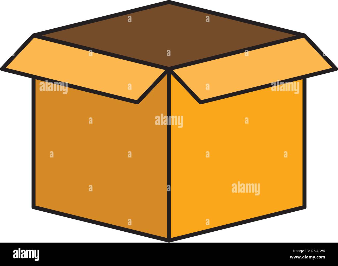 cardboard box storage Stock Vector Image & Art Alamy