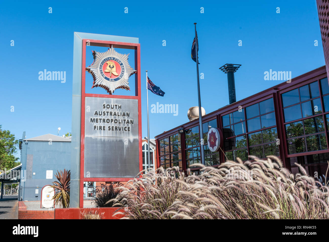 Fire station of the South Australian Metropolitan fire service exterior
