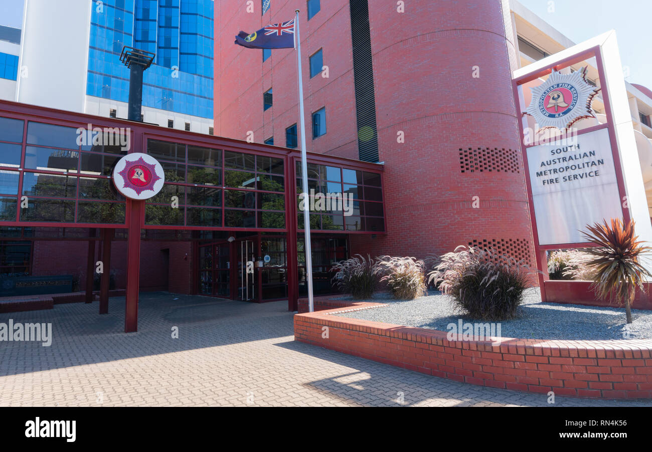 Fire station of the South Australian Metropolitan fire service exterior