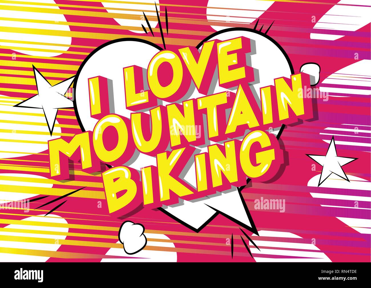i love mountain biking