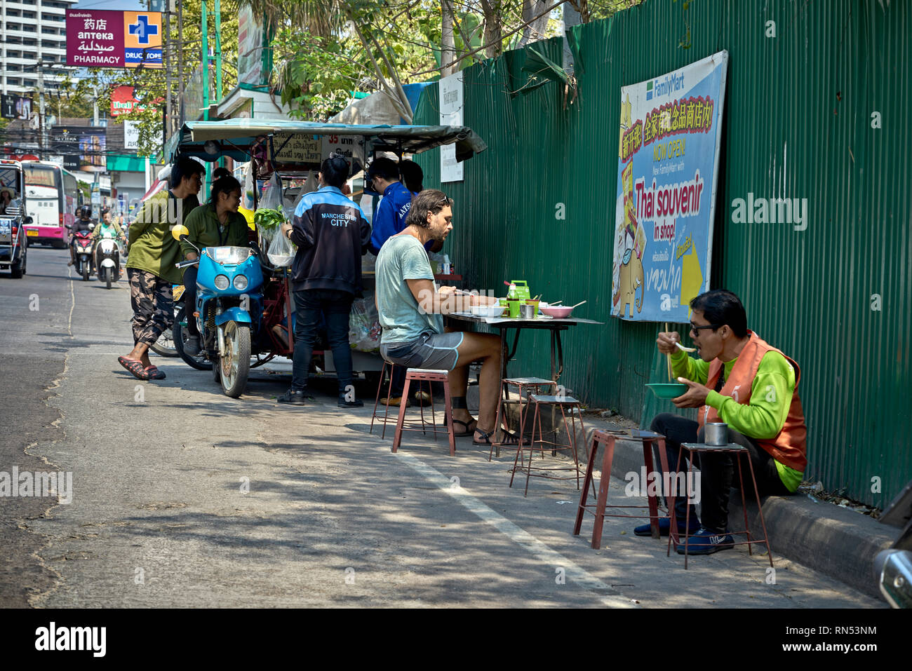 People Eating On The Street Thailand Street Food Southeast Asia