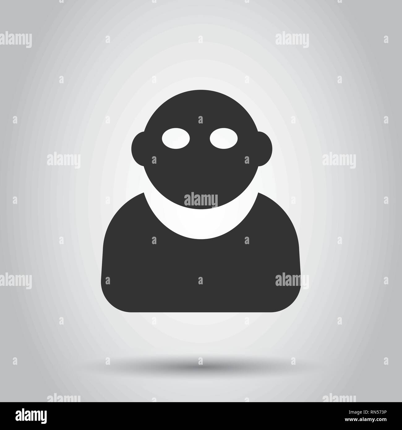 People Communication Icon In Flat Style People Vector