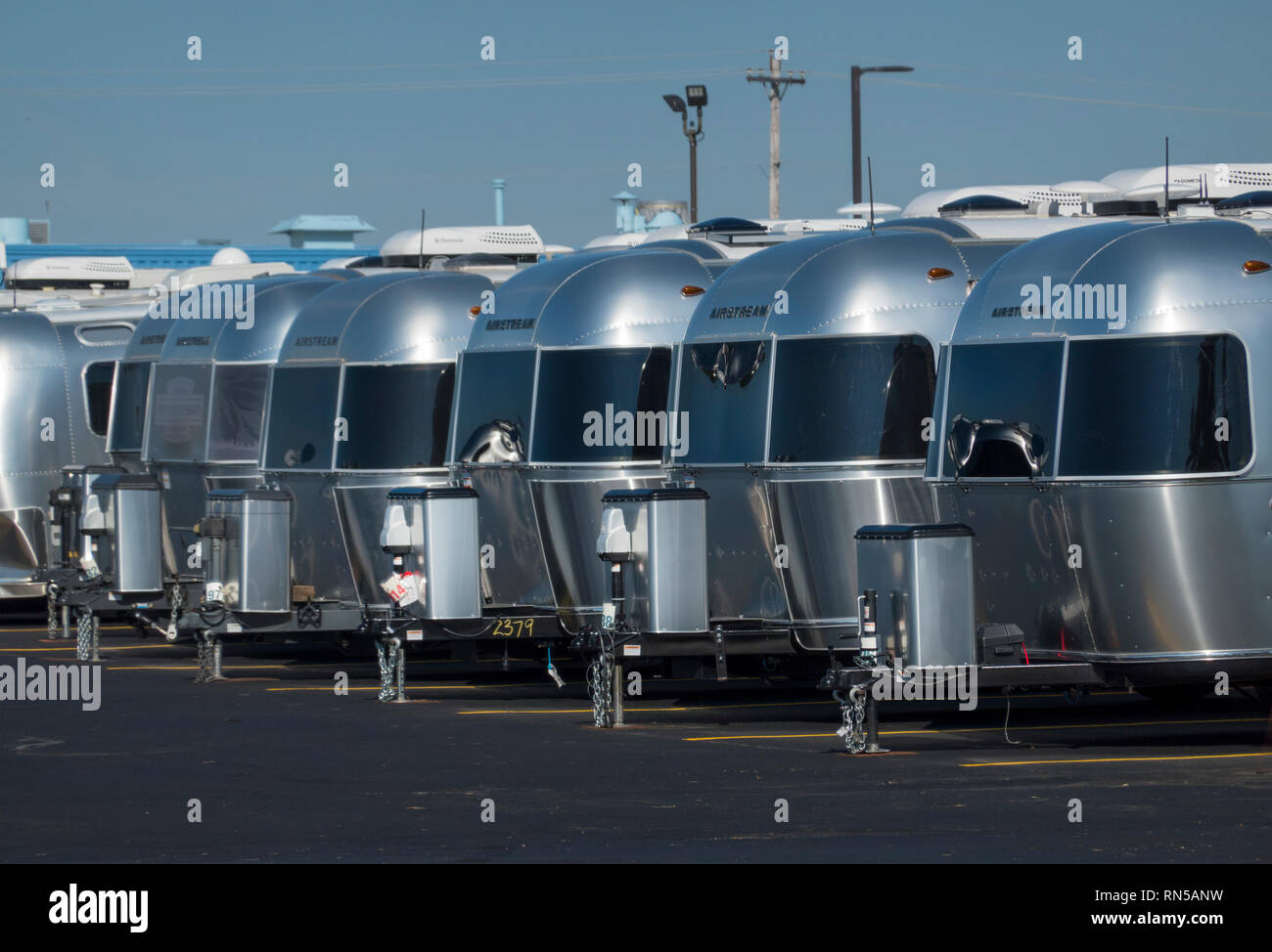 Airstream factory service center Jackson Center Ohio Stock Photo Alamy