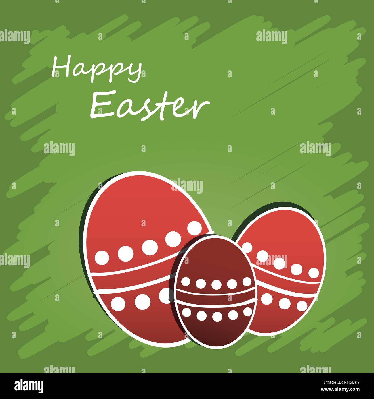 Happy Easter Card Stock Vector