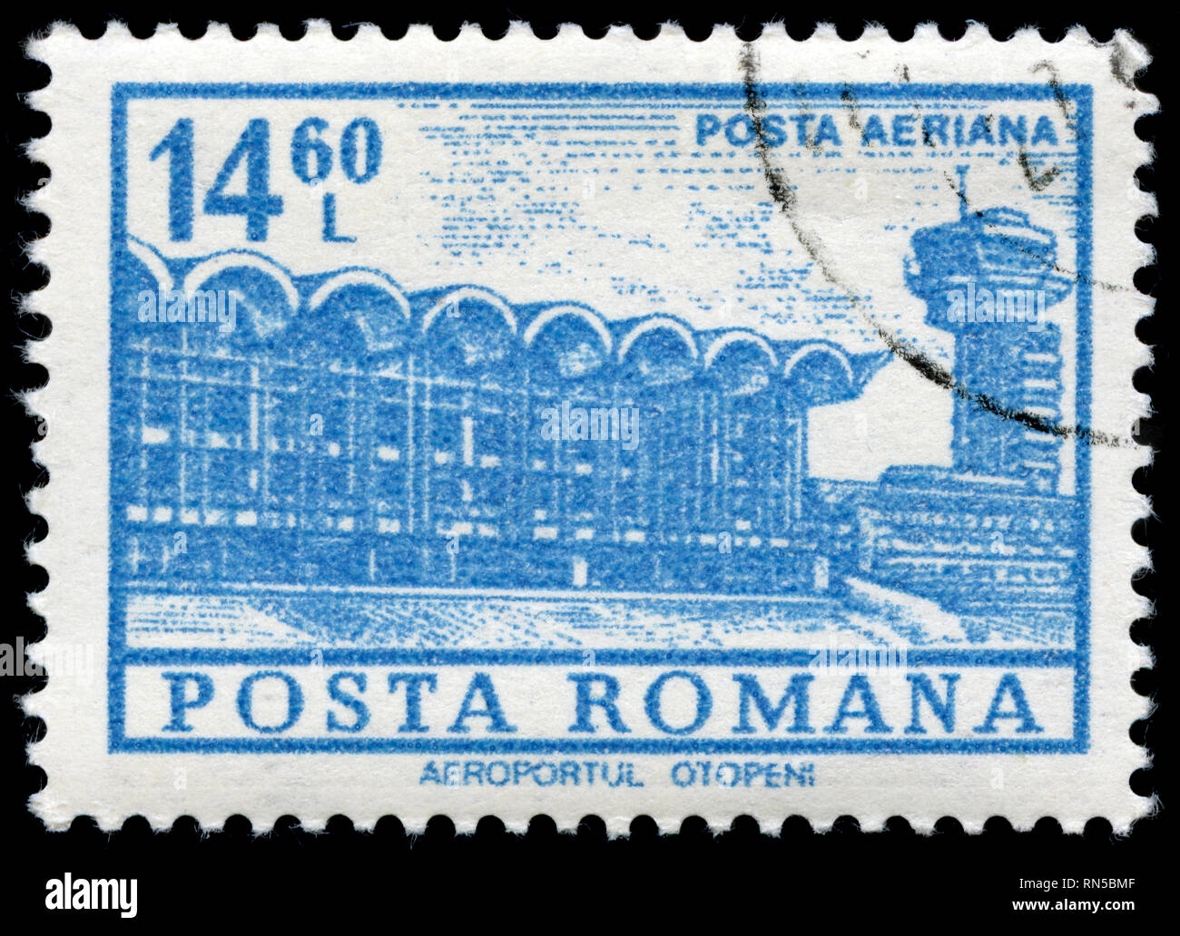 Postage stamp from Romania in the Definitives - Buildings series issued in 1972 Stock Photo