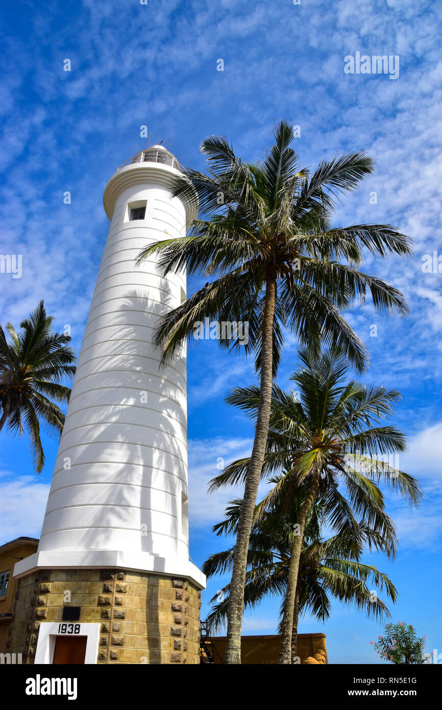 Galle Lighthouse, Galle Fort, Galle, Sri Lanka Stock Photo