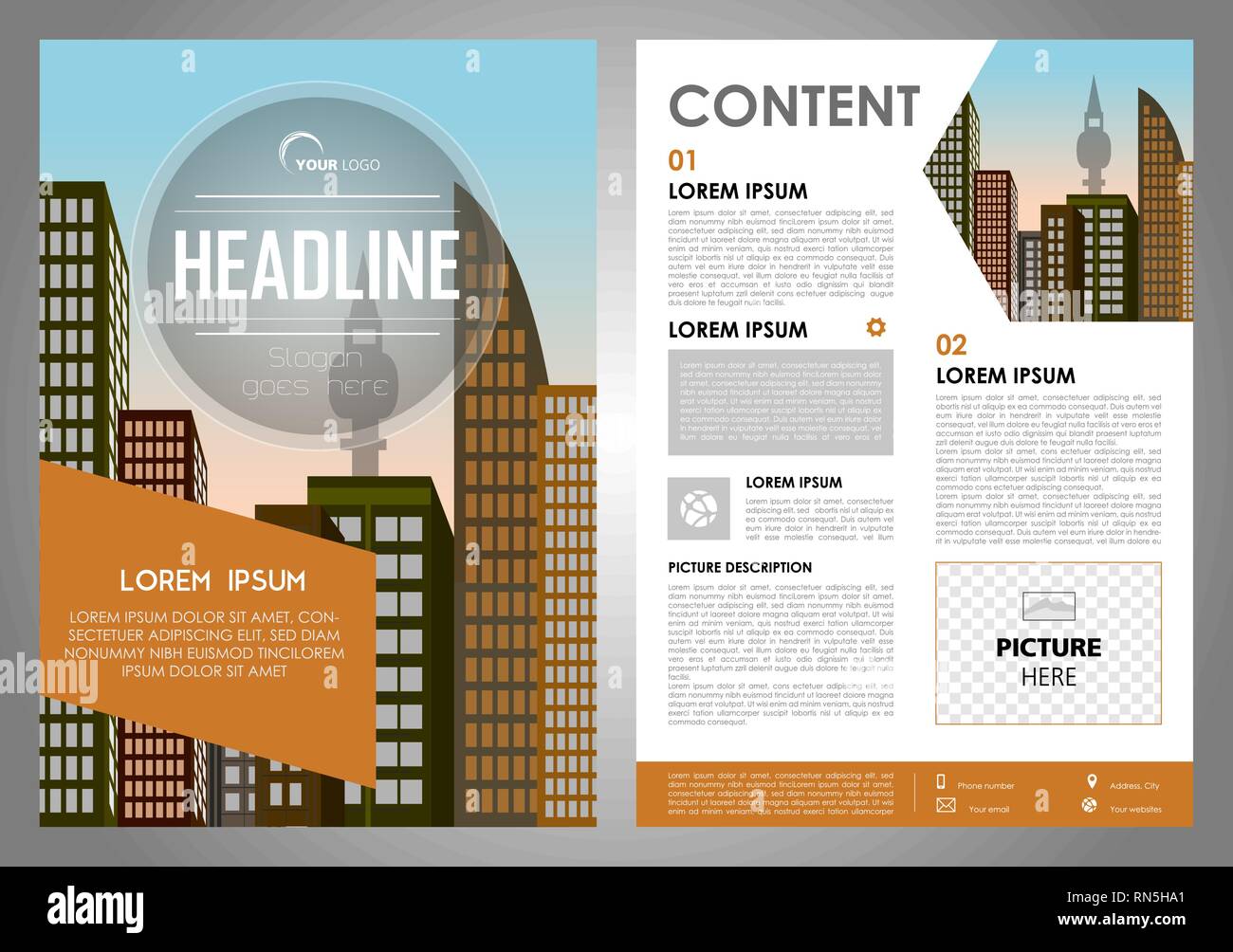 Flyer File Rectangle Vector flyer, corporate business, annual report, brochure design and ...