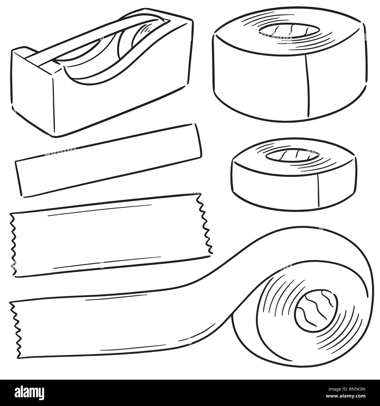 Packing tape strip Black and White Stock Photos & Images Alamy