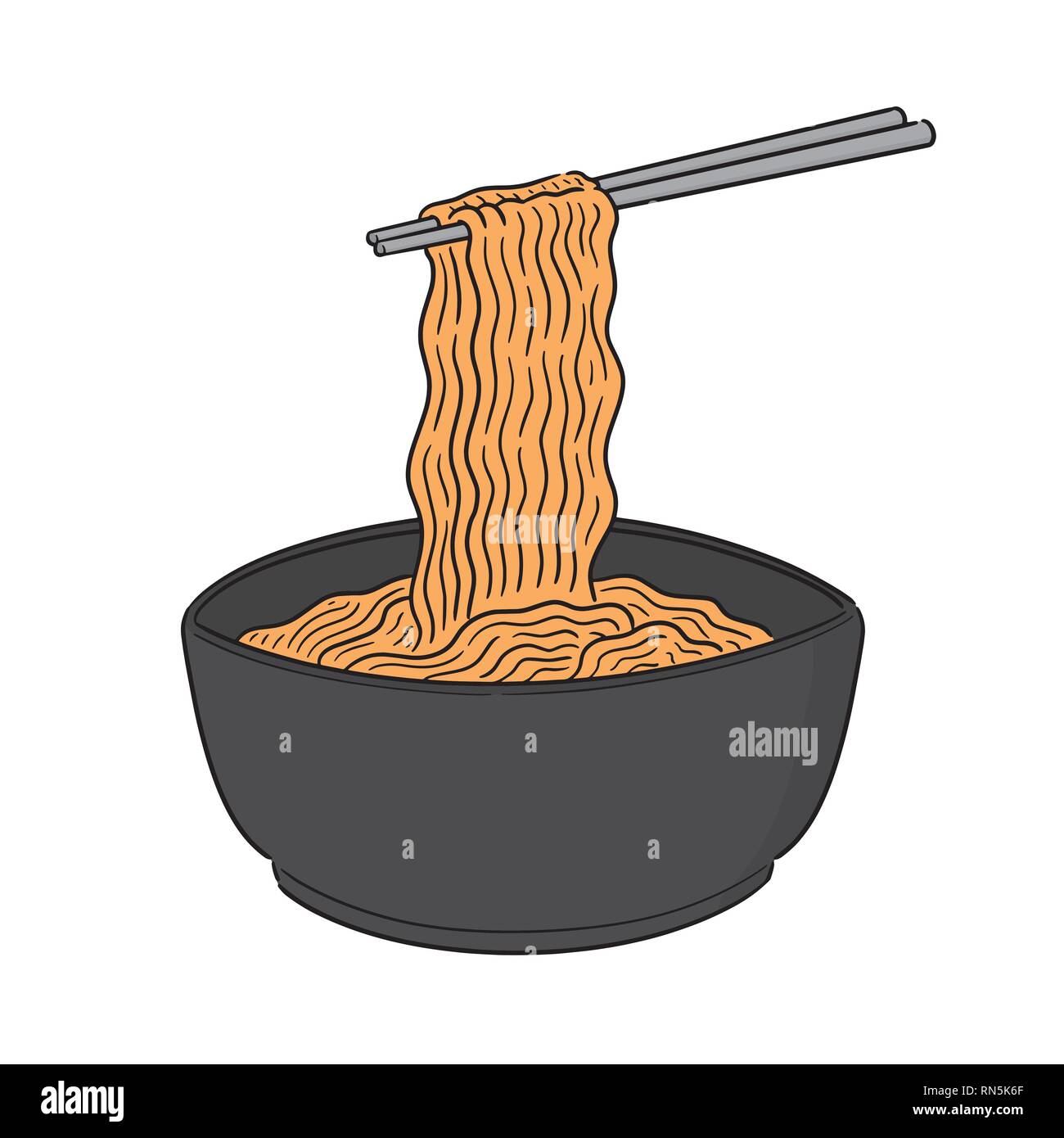 vector of noodle Stock Vector Image & Art Alamy