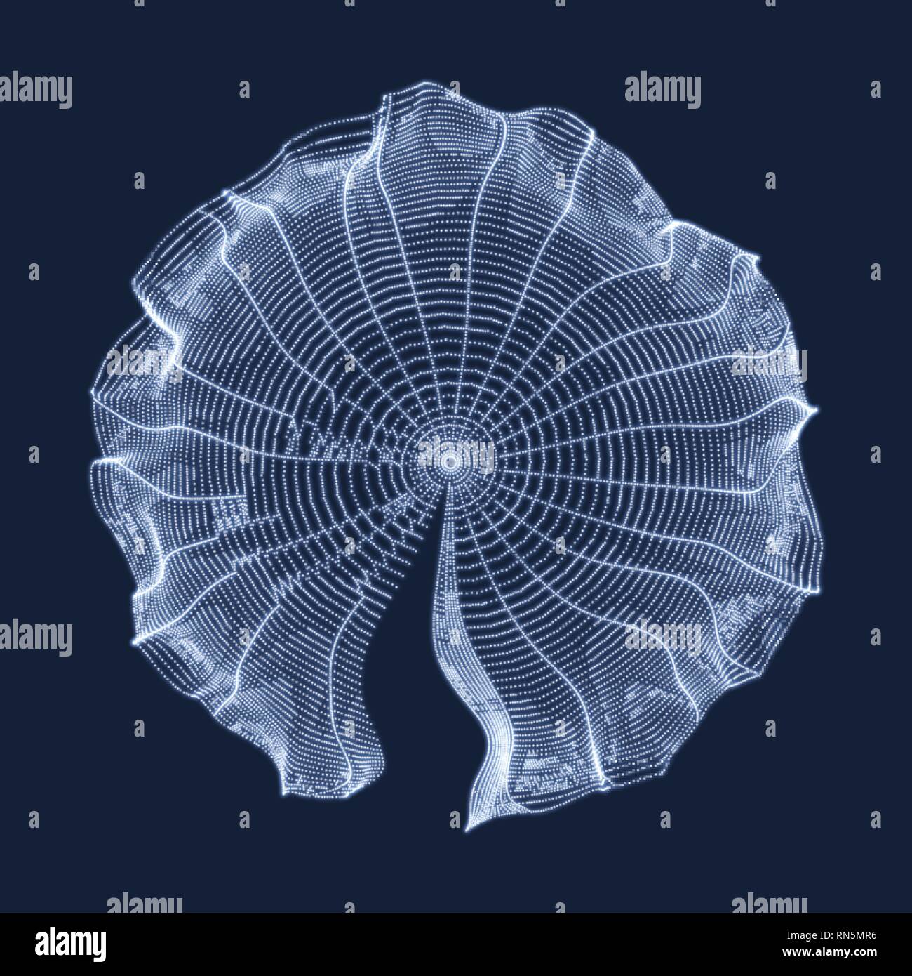 Cobweb. Network background. Connection Structure. 3D Technology Style ...