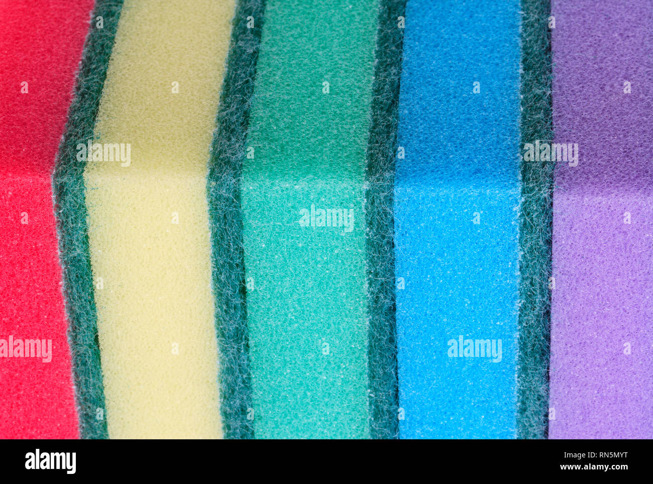 many foam rubber sponge Stock Photo - Alamy