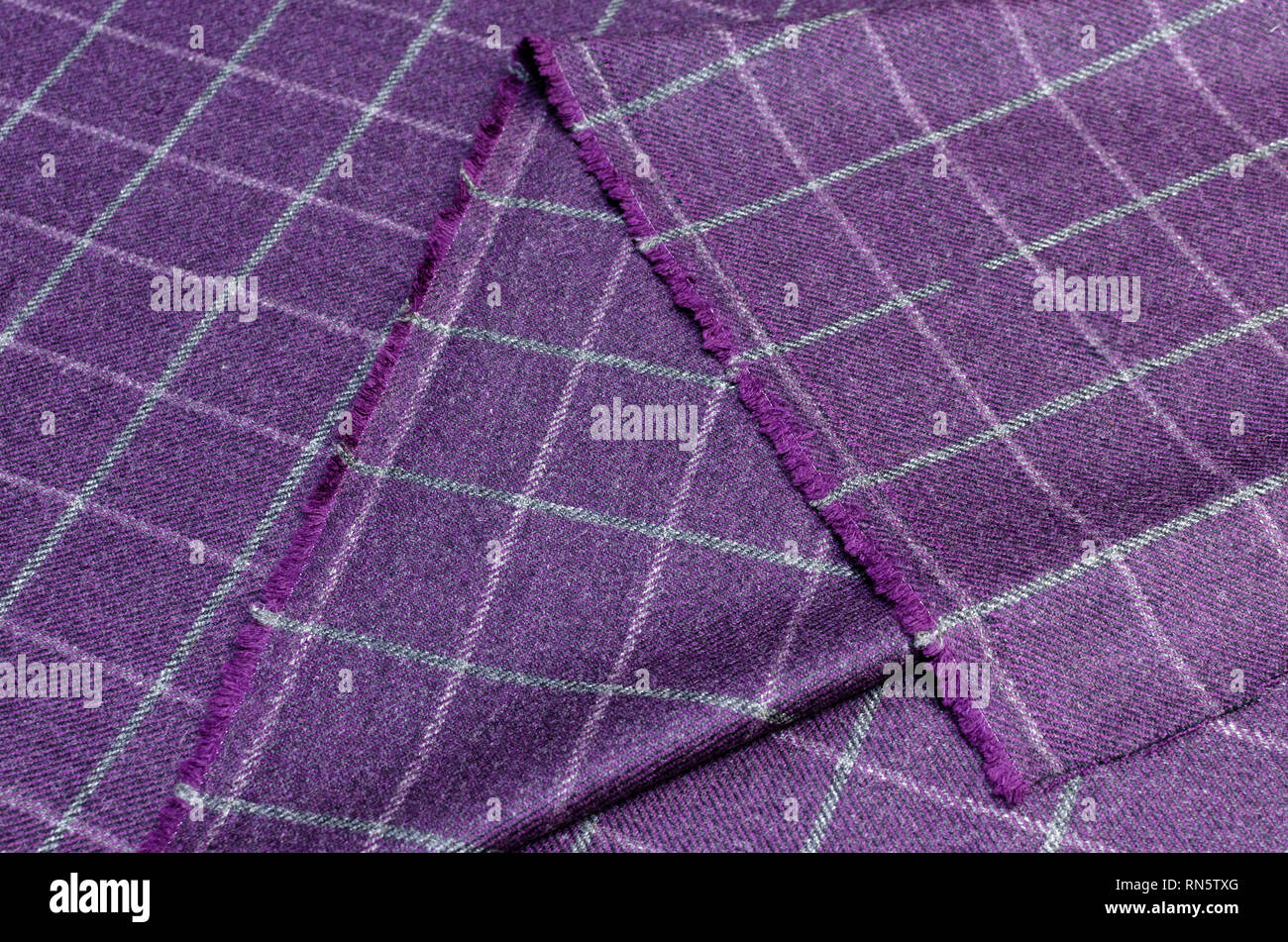 Multicolored wool fabric for shops and Internet sites Stock Photo