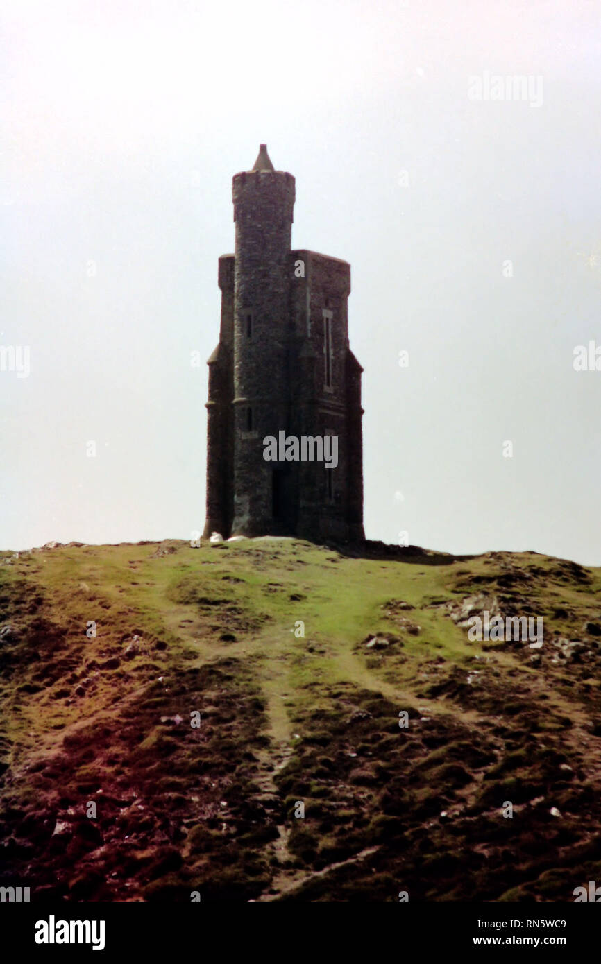 milners-tower-bradda-head-port-erin-isle-of-man-stock-photo-alamy