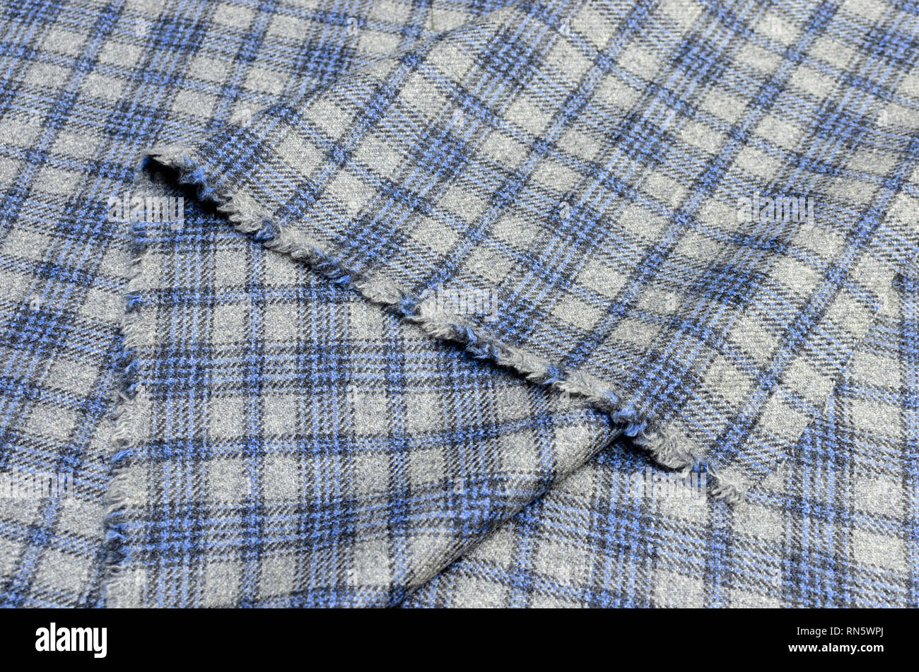 Multicolored wool fabric for shops and Internet sites Stock Photo