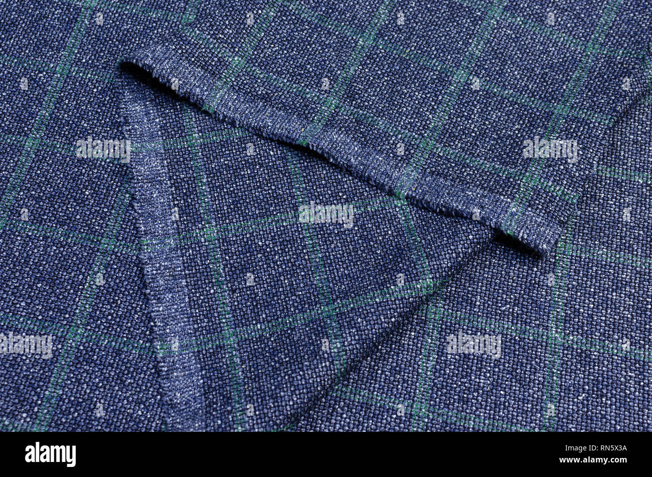 Multicolored wool fabric for shops and Internet sites Stock Photo
