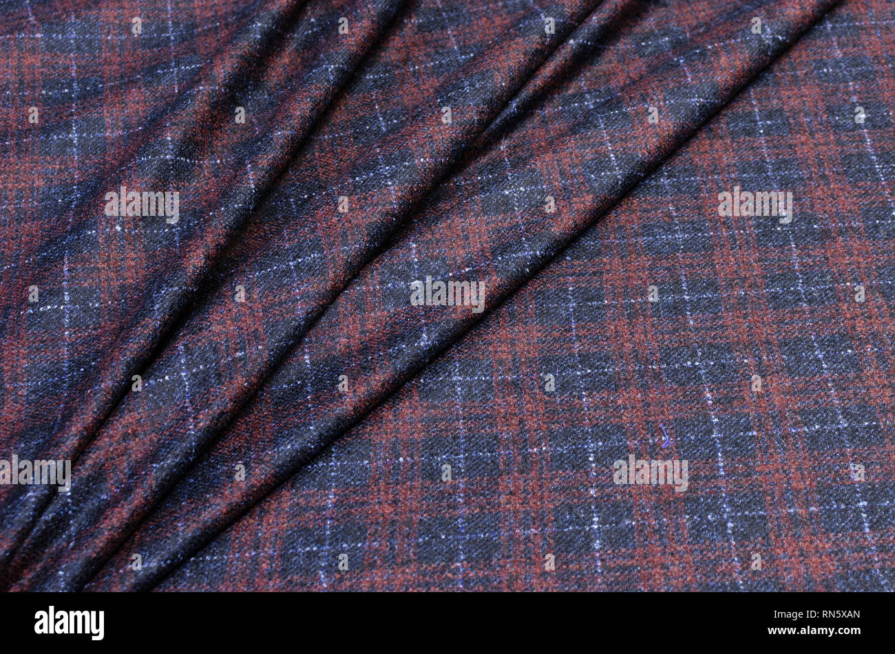 Multicolored wool fabric for shops and Internet sites Stock Photo