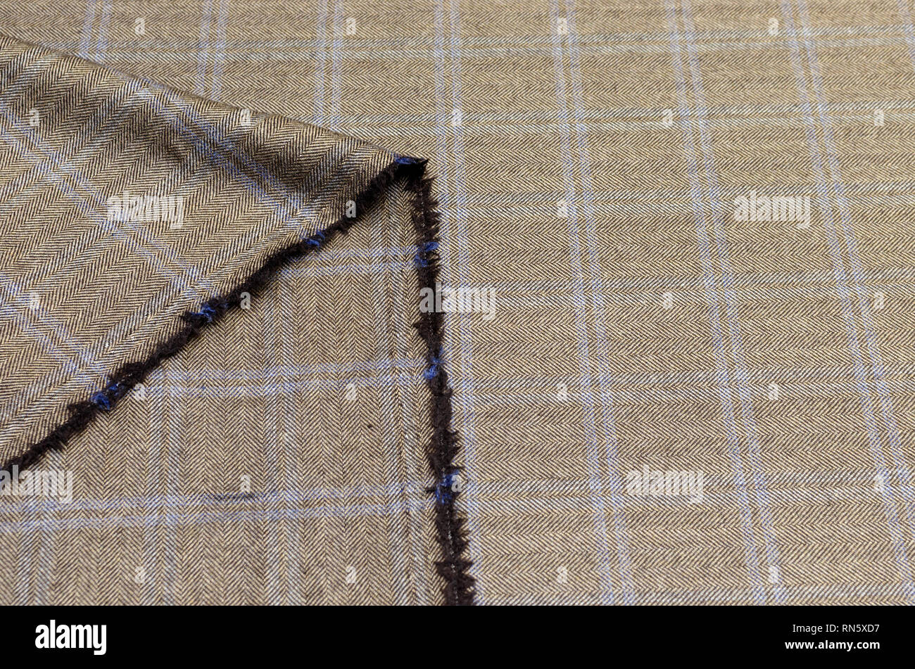Multicolored wool fabric for shops and Internet sites Stock Photo