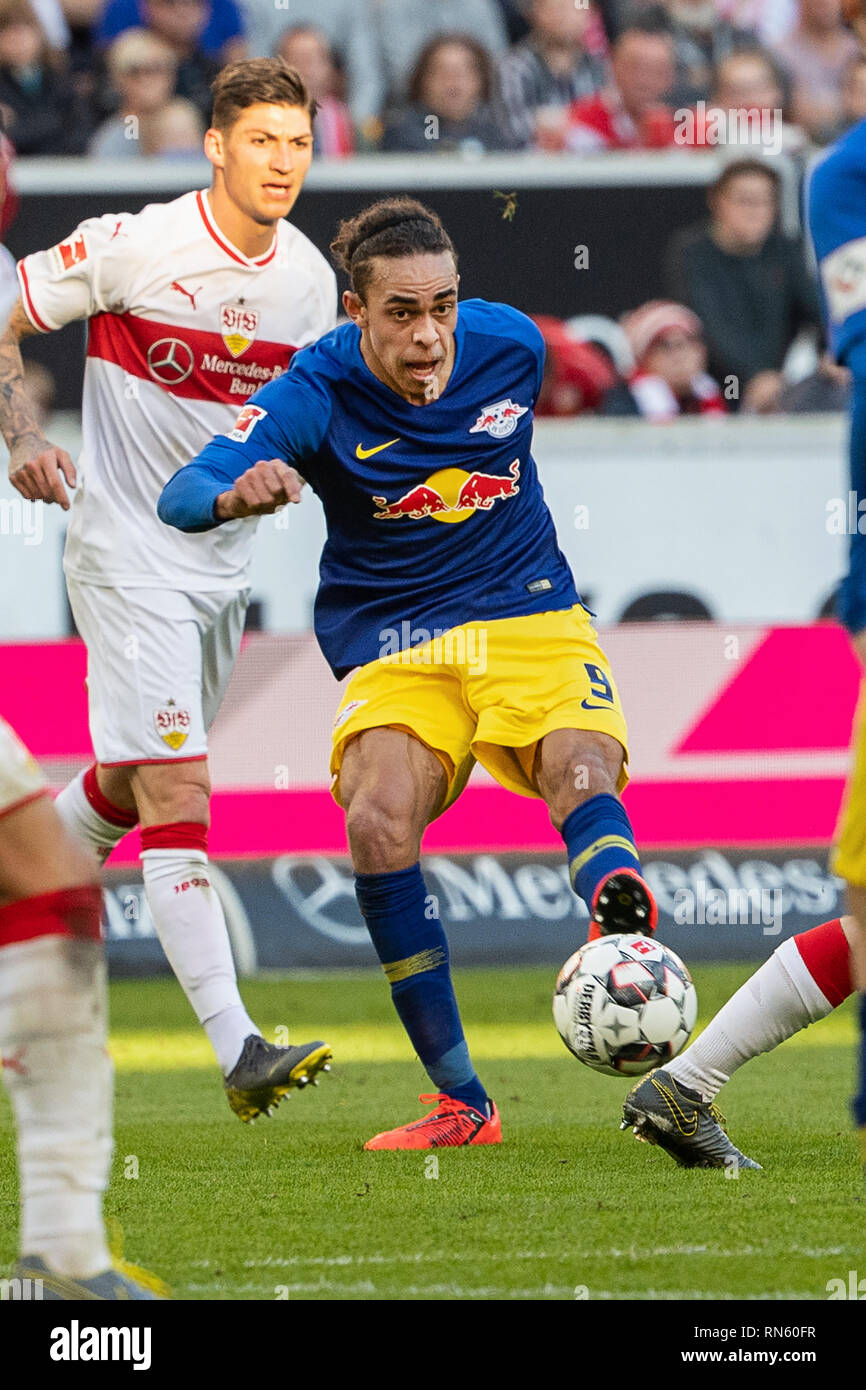 Stuttgart Germany 16th Feb 2019 Soccer Bundesliga Vfb Stuttgart Rb Leipzig 22nd Matchday In The Mercedes