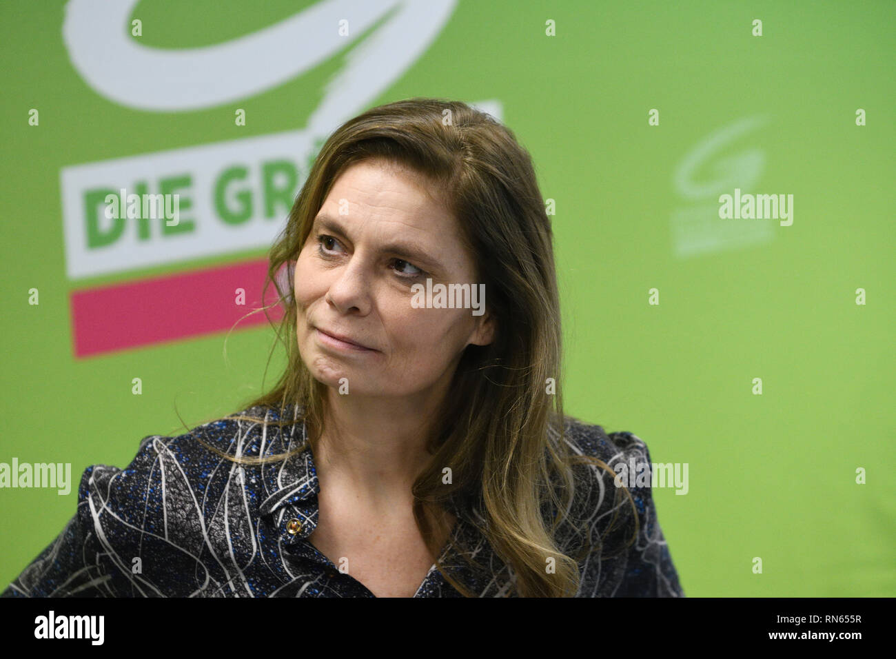 Vienna, Austria. 17 February 2019. Press Conference of the Green Party Austria. Picture shows Sarah Wiener. Credit: Franz Perc / Alamy Live News Stock Photo