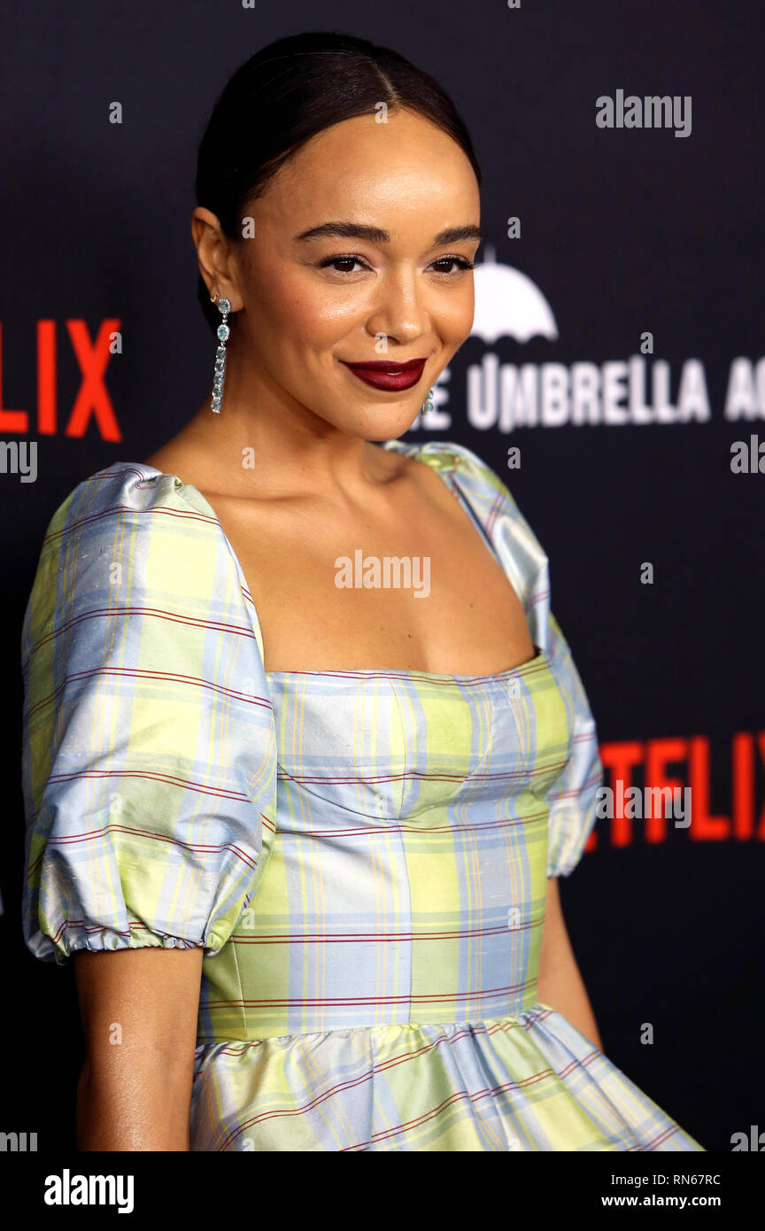 Los Angeles, USA. 13th Feb, 2019. Ashley Madekwe at the premiere of the