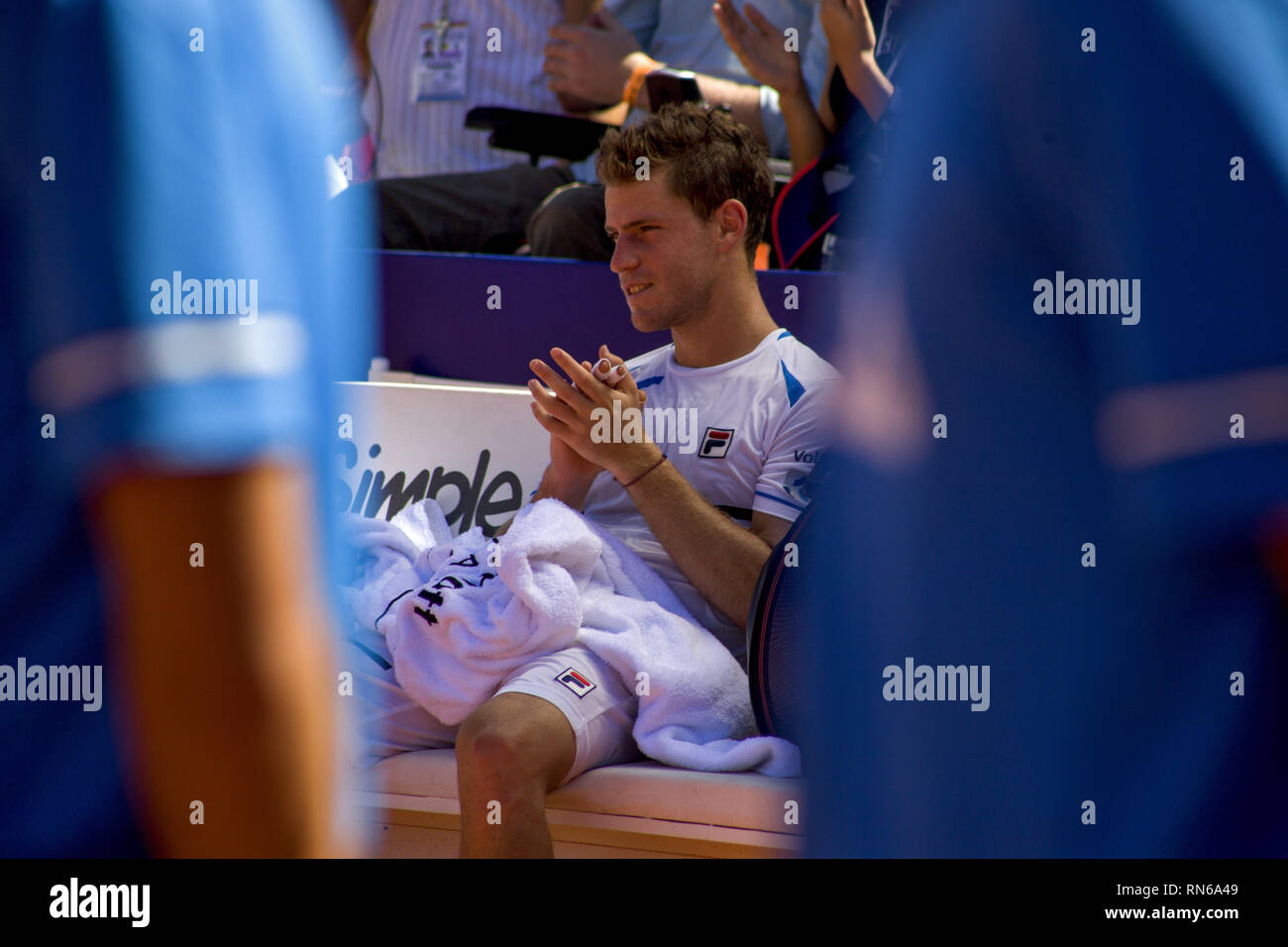 Buenos Aires, Federal Capital, Argentina. 17th Feb, 2019. Marco Cecchinato is the Champion of the ATP 250 of the Argentina Open 2019 after winning in two straight sets 6-1; 6-2 to the Argentinian Diego Swartzman. Credit: Roberto Almeida Aveledo/ZUMA Wire/Alamy Live News Stock Photo