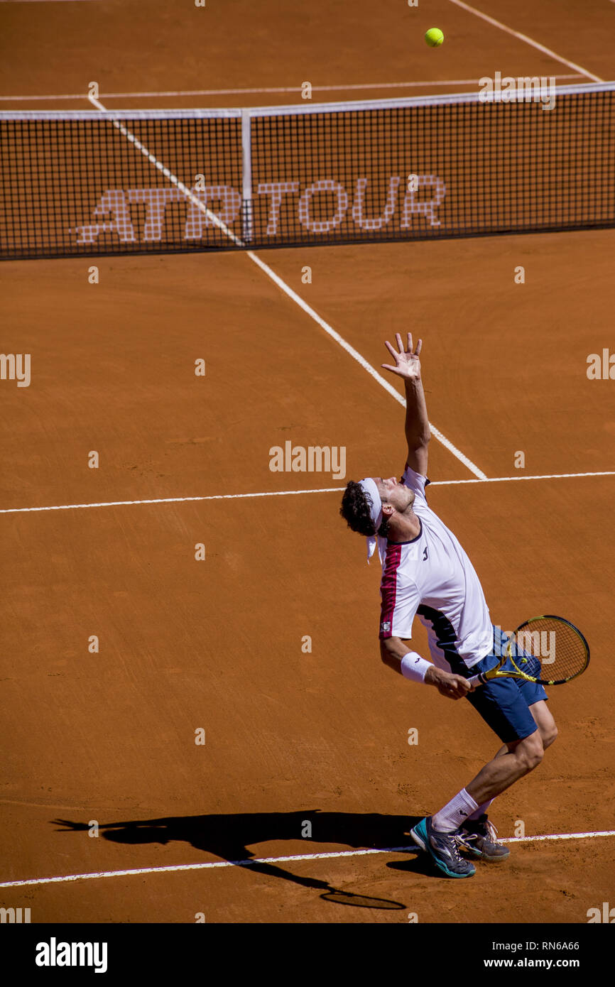 Buenos Aires, Federal Capital, Argentina. 17th Feb, 2019. Marco Cecchinato  is the Champion of the ATP 250 of the Argentina Open 2019 after winning in  two straight sets 6-1; 6-2 to the