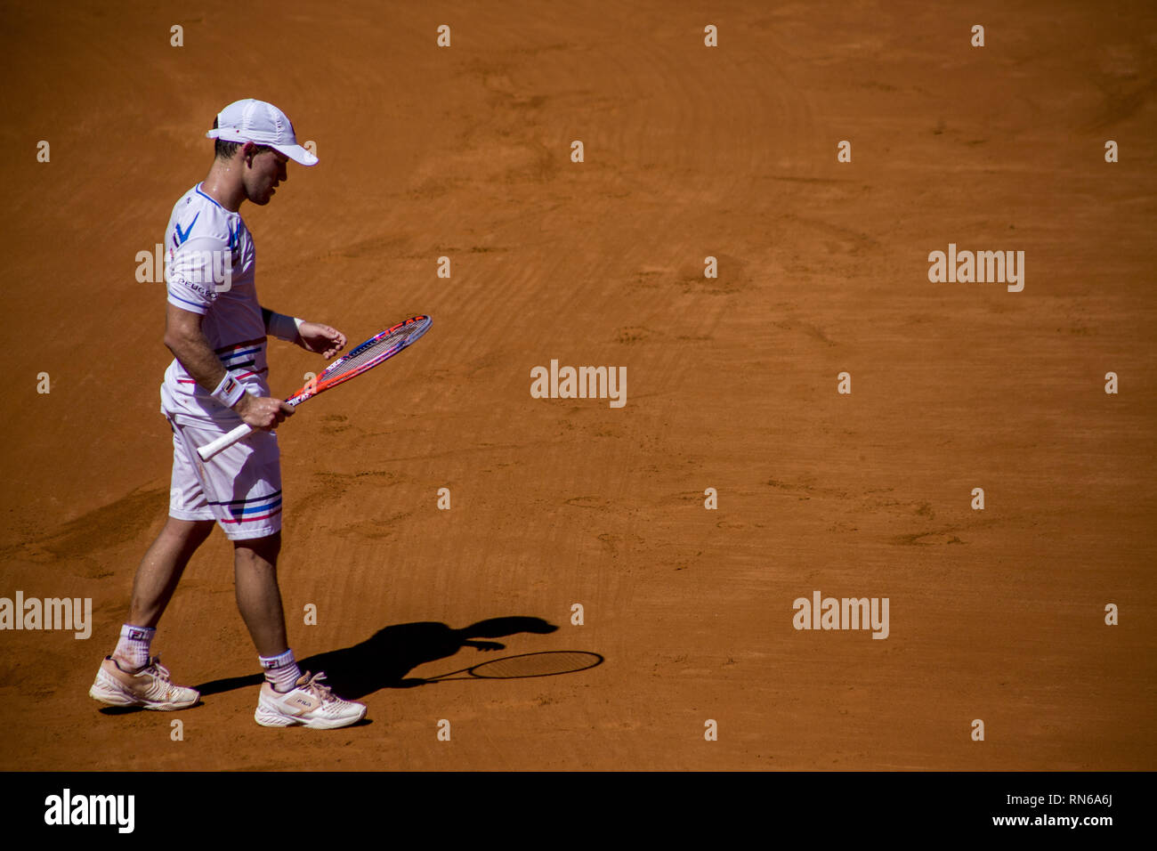 Buenos Aires, Federal Capital, Argentina. 17th Feb, 2019. Marco Cecchinato is the Champion of the ATP 250 of the Argentina Open 2019 after winning in two straight sets 6-1; 6-2 to the Argentinian Diego Swartzman. Credit: Roberto Almeida Aveledo/ZUMA Wire/Alamy Live News Stock Photo