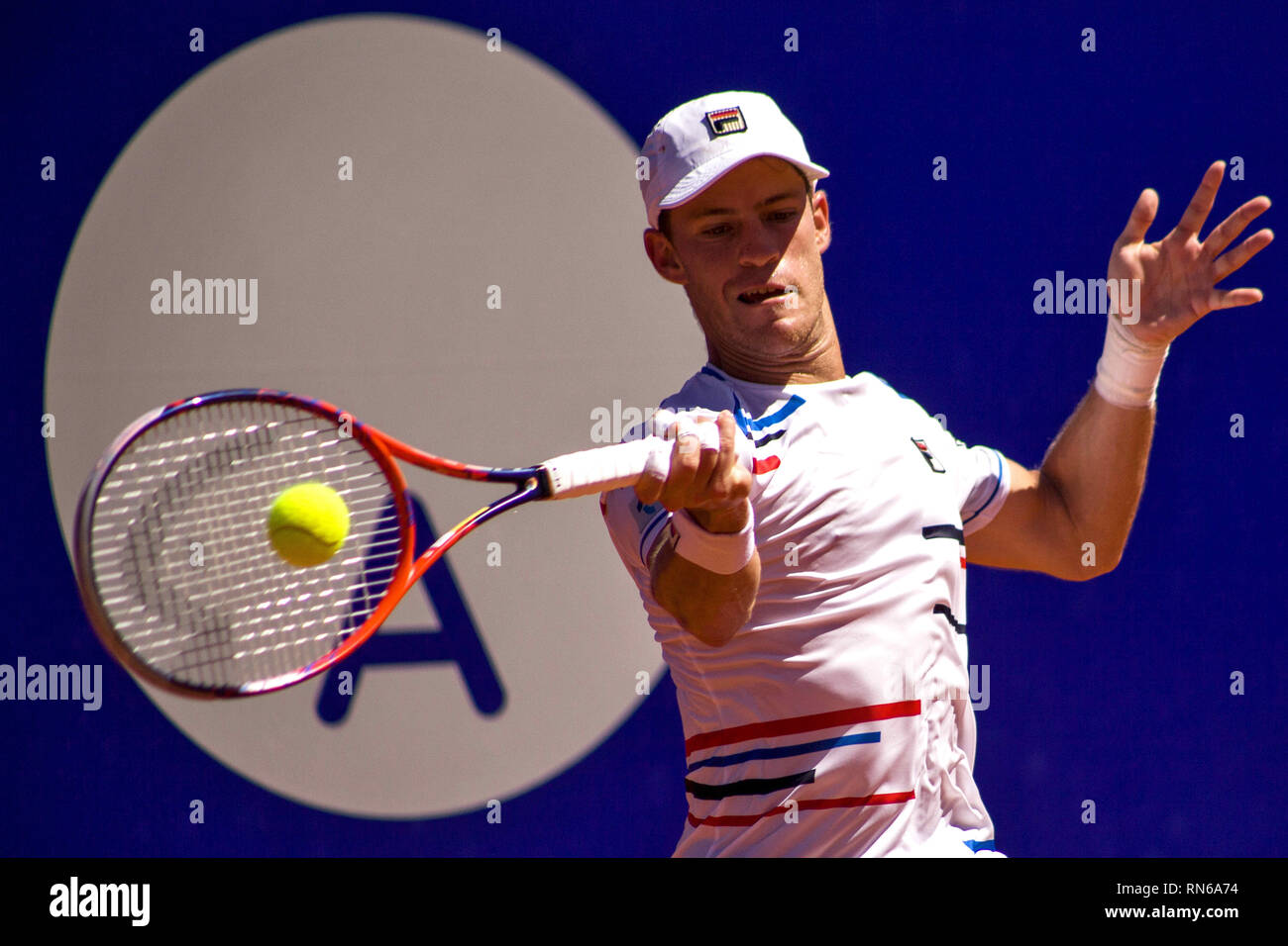 Buenos Aires, Federal Capital, Argentina. 17th Feb, 2019. Marco Cecchinato is the Champion of the ATP 250 of the Argentina Open 2019 after winning in two straight sets 6-1; 6-2 to the Argentinian Diego Swartzman. Credit: Roberto Almeida Aveledo/ZUMA Wire/Alamy Live News Stock Photo