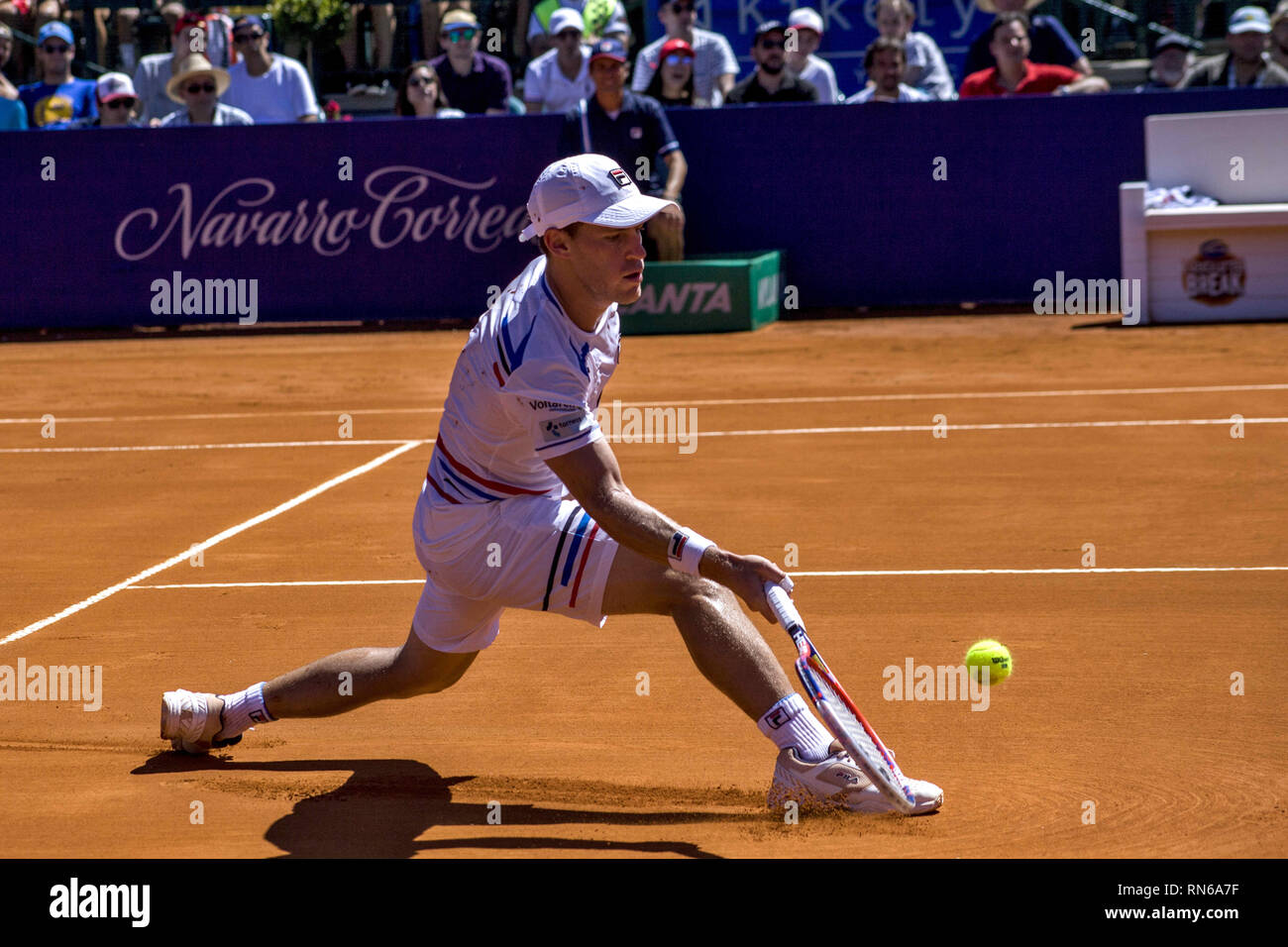 Buenos Aires, Federal Capital, Argentina. 17th Feb, 2019. Marco Cecchinato is the Champion of the ATP 250 of the Argentina Open 2019 after winning in two straight sets 6-1; 6-2 to the Argentinian Diego Swartzman. Credit: Roberto Almeida Aveledo/ZUMA Wire/Alamy Live News Stock Photo