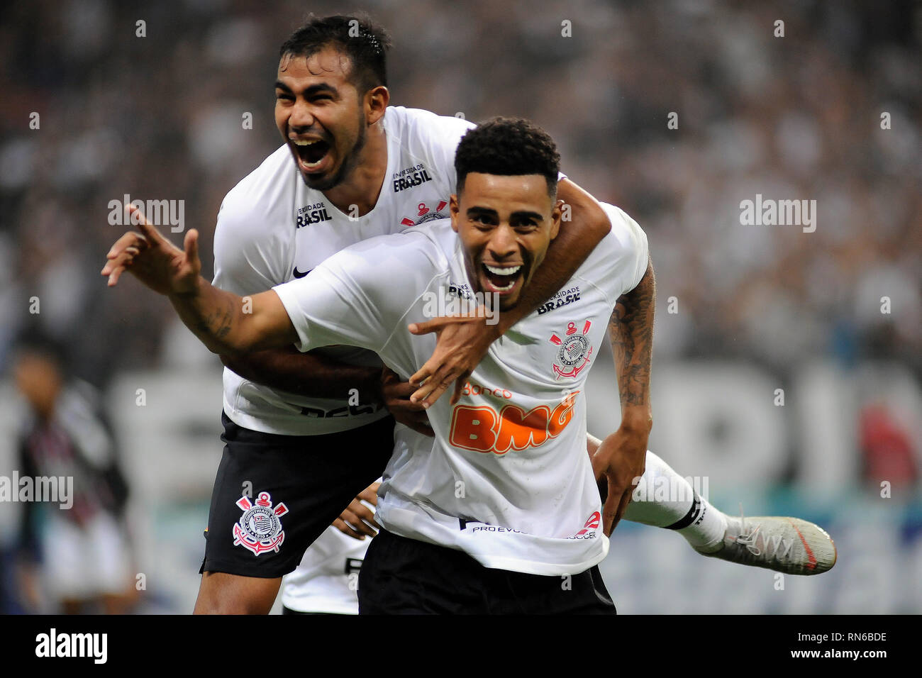 Sao Paulo 17 02 2019 Paulista 2019 Corinthians X Sao Paulo Player Gustavo Gustagol Of Corinthians