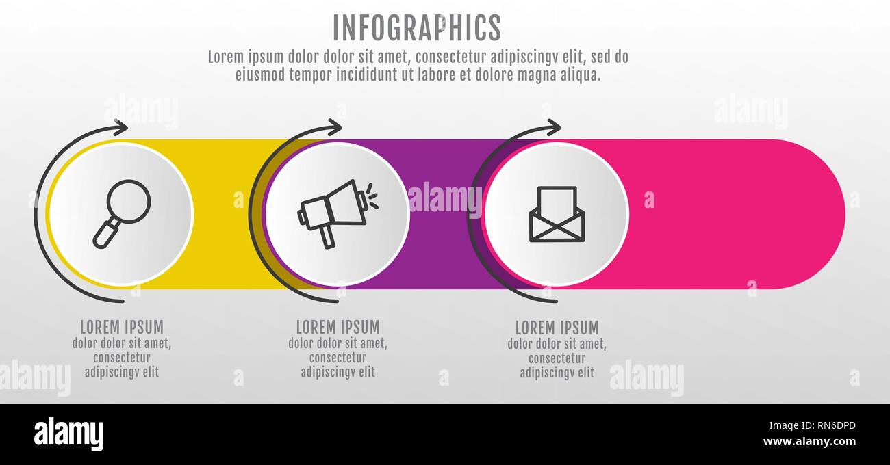Modern and simple 3D vector illustration. Infographic template with ...