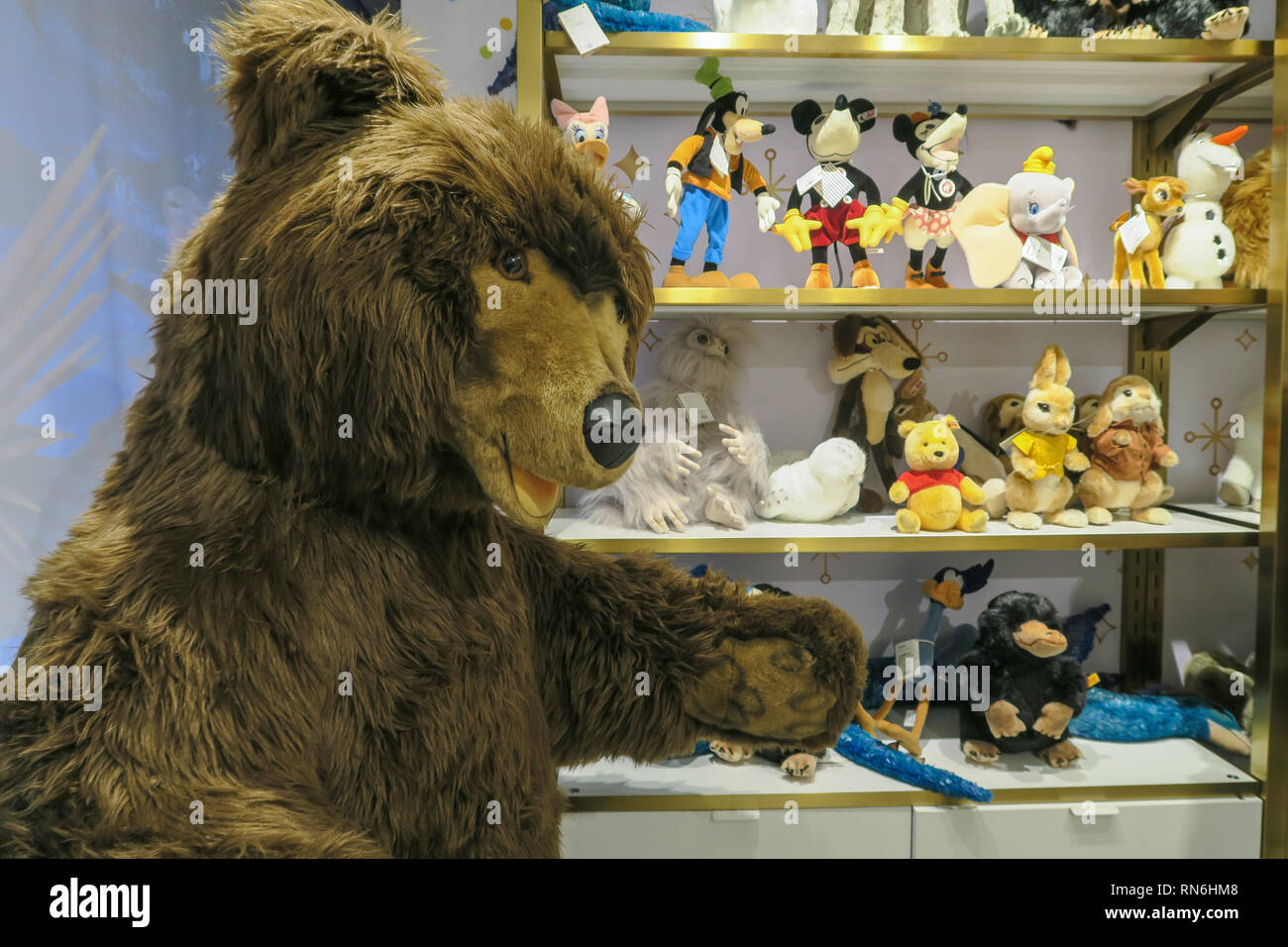 FAO Schwarz is a famous American Toy Store, Rockefeller Center, New York City, USA Stock Photo